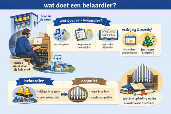 Alles over het beroep beiaardier Wat doet een beiaardier